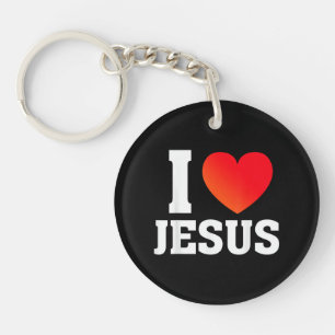 Porte-clefs J'aime Jésus