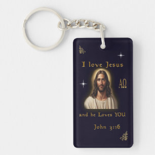 Porte-clefs J'aime Jésus