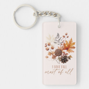 Porte-clefs J'Aime La Chute La Plus Grande De Toutes - Foliage