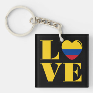 Porte-clefs J'aime la Colombie