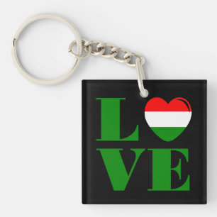 Porte-clefs J'aime la Hongrie