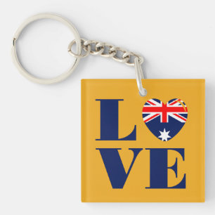 Porte-clefs J'aime l'Australie