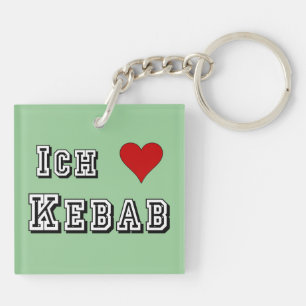 Porte-clefs J'aime le kebab Allemand