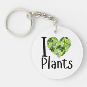 Porte-clefs J'aime le Porte - clé Plante