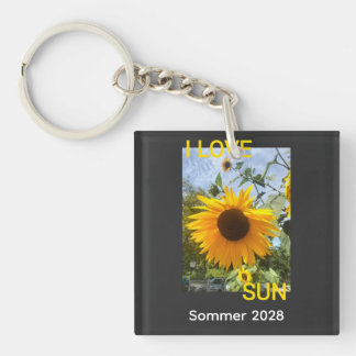 Porte-clefs j'aime le soleil 