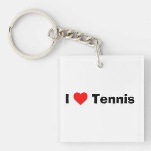 Porte-clefs J'aime le tennis