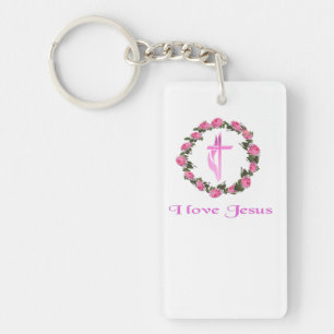 Porte-clefs J'aime les cadeaux de Jésus