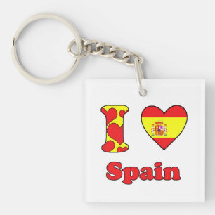 Porte-clefs J'aime l'Espagne