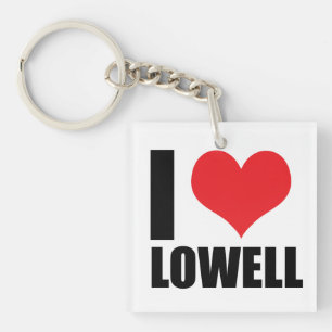 Porte-clefs J'aime Lowell