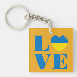 Porte-clefs J'aime l'Ukraine