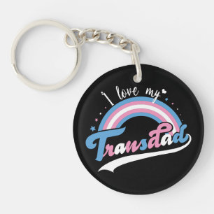 Porte-clefs J'Aime Ma Transdad LGBTQ Transgenre