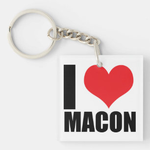 Porte-clefs J'aime Macon