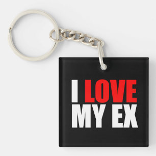 Porte-clefs J'aime mon ex