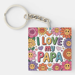 Porte-clefs J'aime mon papa