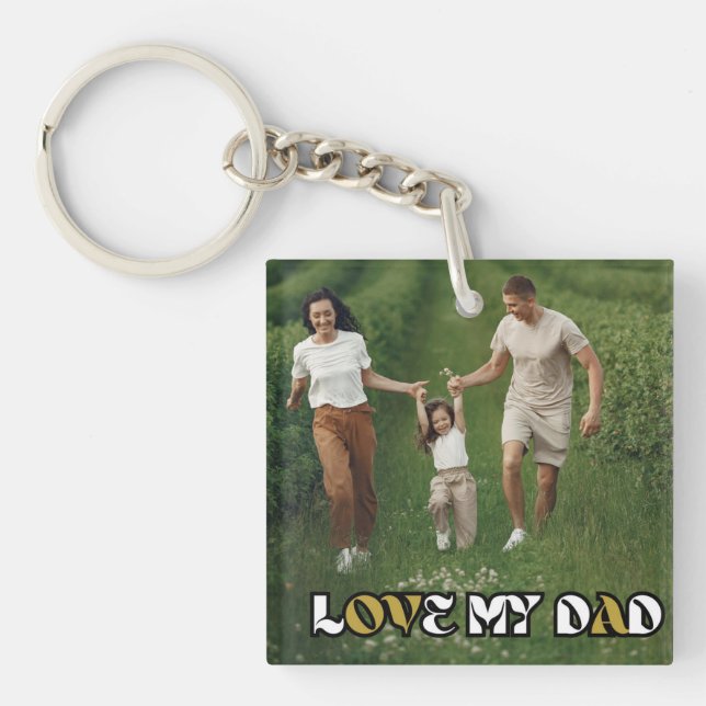 Porte-clefs J'aime mon père Porte - clé (Devant)