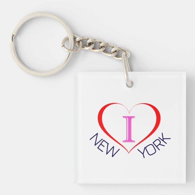 Porte-clefs J'aime New York (Devant)