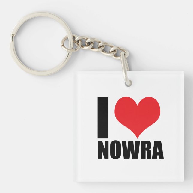 Porte-clefs J'aime Nowra (Devant)