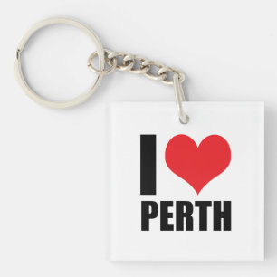 Porte-clefs J'aime Perth