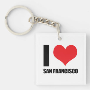 Porte-clefs J'aime San Francisco
