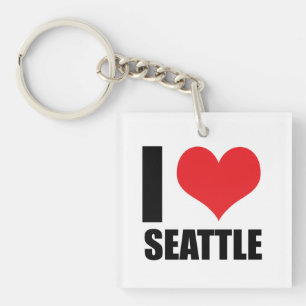 Porte-clefs J'aime Seattle