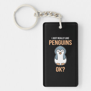 Porte-clefs J'Aime Vraiment Penguin