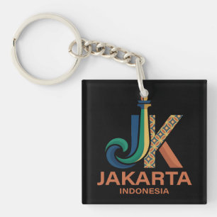 Porte-clefs Jakarta Indonésie Asie du Sud-Est