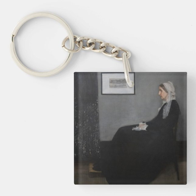 Porte-clefs James Whistler - Portrait de la mère de l'artiste (Devant)