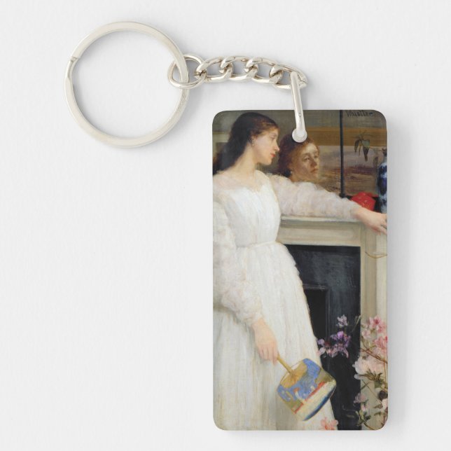 Porte-clefs James Whistler - Symphonie en blanc no 2 (Devant)