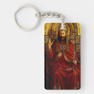 Porte-clefs Jan van Eyck Dieu le Père sur un Trône Beaux-Arts