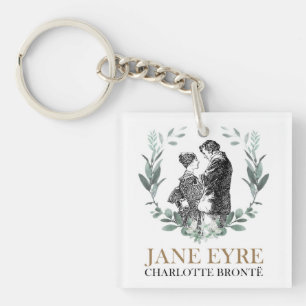 Porte-clefs Jane Eyre et Edward Rochester avec Wreath