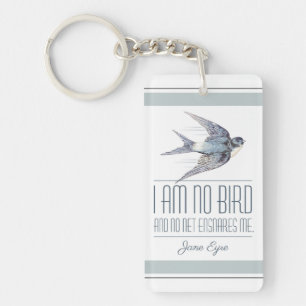 Porte-clefs Jane Eyre - Je Ne Suis Pas Un Oiseau - Avalière Vo