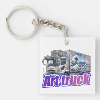 Porte-clefs Japanese Sakura Wave Art Truck "DEKOTORA"