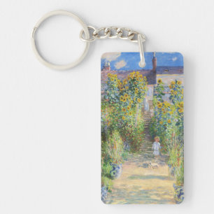 Porte-clefs Jardin de tournesols de Claude Monet à Vétheuil