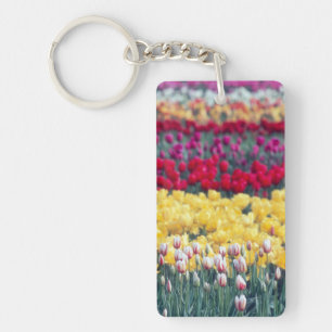 Porte-clefs Jardin de tulipes dans la vallée de Skagit,