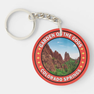 Porte-clefs Jardin des Dieux Colorado Springs Badge