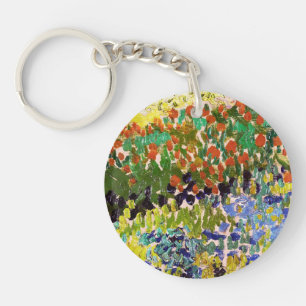 Porte-clefs Jardin Floral Van Gogh À Arles Art Floral