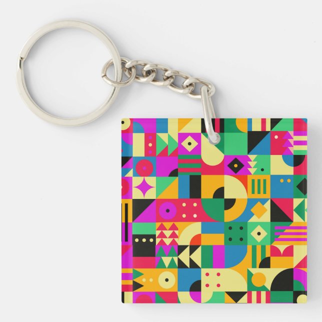 Porte-clefs Jardin moderne Abstrait (Devant)