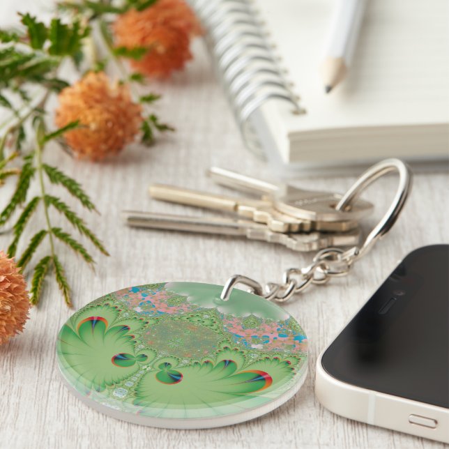 Porte-clefs Jardin printanier (Devant Droit)