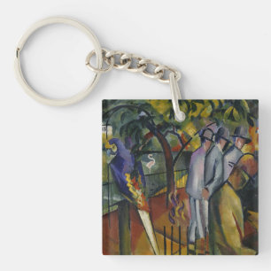 Porte-clefs Jardin zoologique I d'August Macke