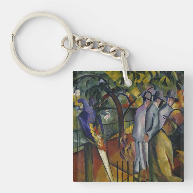 Porte-clefs Jardin zoologique I d'August Macke | (Devant)
