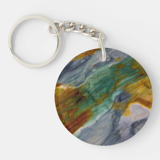Porte-clefs Jasper Piute coloré (Devant)