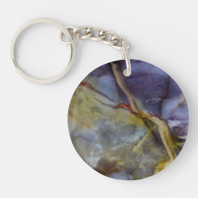 Porte-clefs Jasper violet (Devant)