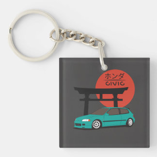 Porte-clefs JDM Hatch Legend Torii Sunset Street Culture
