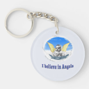Porte-clefs Je crois aux anges
