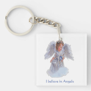 Porte-clefs Je crois aux anges