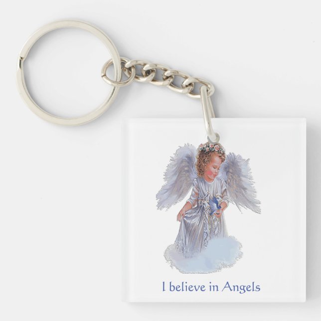 Porte-clefs Je crois aux anges (Devant)