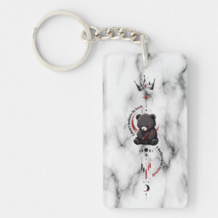 Porte-clefs Je crois en moi-même Symbole B Marble Bear Trader