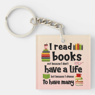 Porte-clefs Je Lis Des Livres Parce Que Je Dirige Beaucoup De 