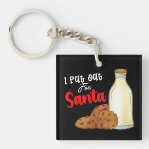 Porte-clefs Je me suis mis en quatre pour Santa Noël Vacances