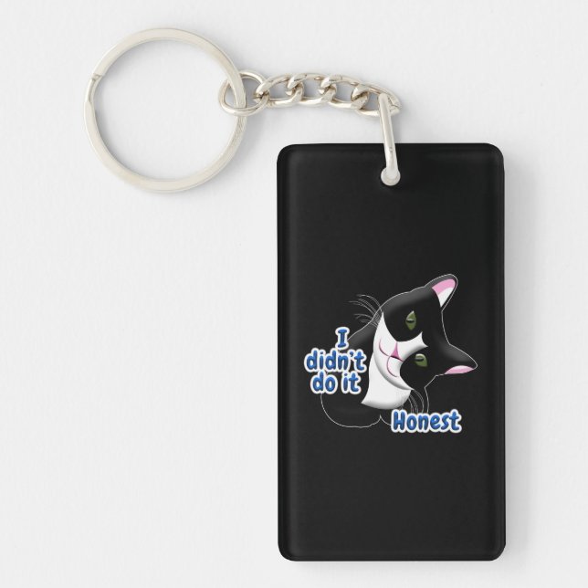 Porte-clefs Je ne l'ai pas fait, Cat (Devant)